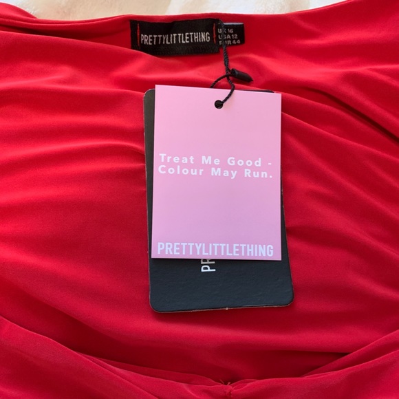 Slinky Ruched Bodycon Dress NWT - Picture 2 of 2